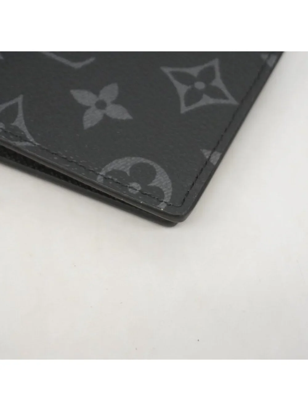 Louis Vuitton Billfold Monogram Eclipse Portefeuille Calf Black Wallet